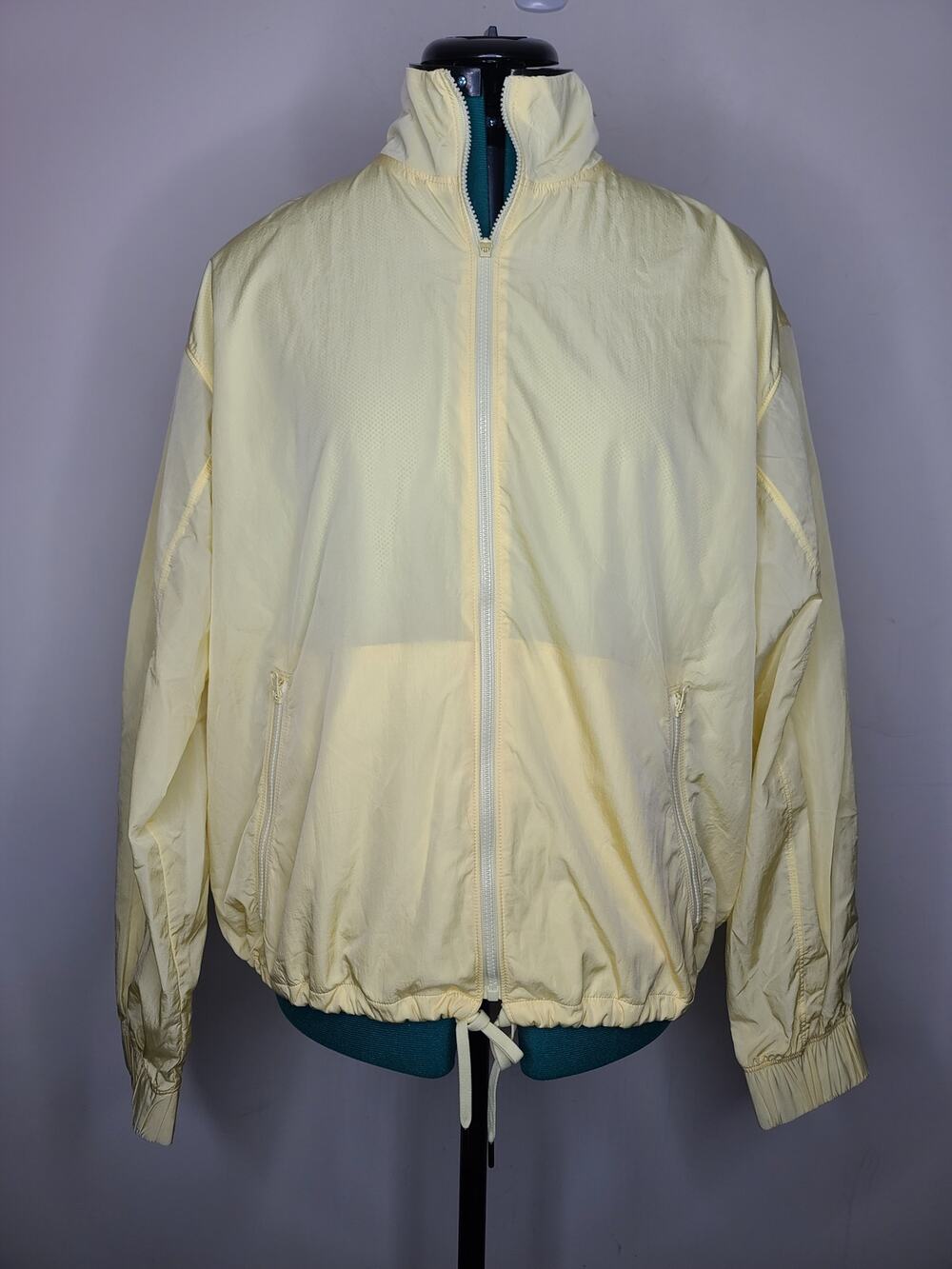 NWT CALIA Golf light yellow jacket - small